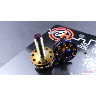 JZ BIKES 傑能商行 白鐵 鍍鈦 M6*20 雙層大頭螺絲 雙層 鍍鈦 白鐵 螺絲 內外六角