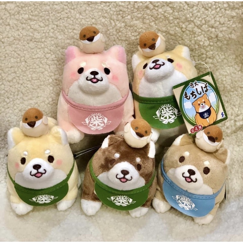 全新日本景品 忠犬麻糬柴犬 100%日本進口 吊飾 布偶