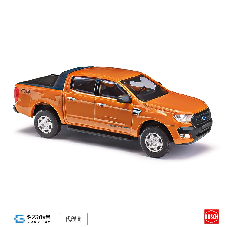 Busch 52804 (HO) Ford Ranger Wildtrak 橙色