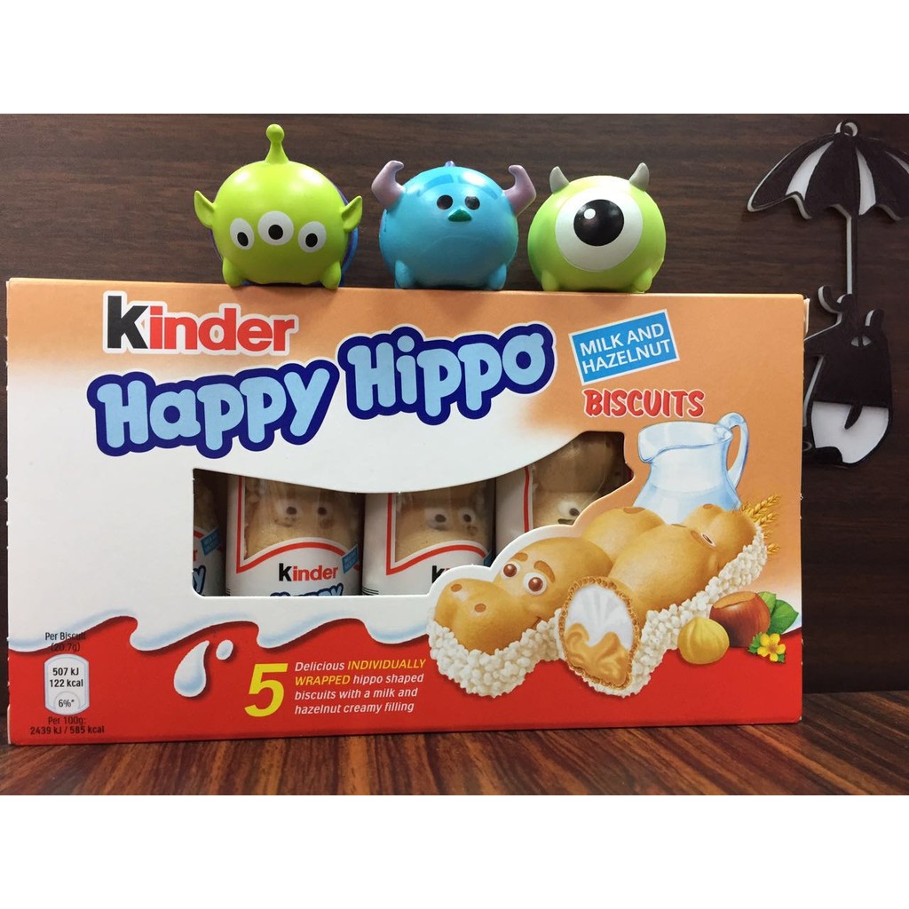 Kinder Happy Hippo 健達 快樂河馬 巧克力 (現貨）