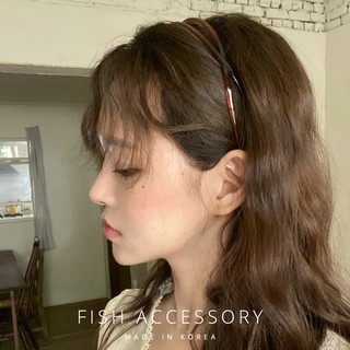 【Fish ACC】韓國東大門進口ins百搭髮箍帶齒雙層交叉鏤空亞克力簡約氣質頭箍21724-97