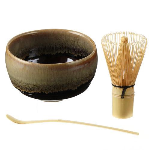 日本茶道具茶碗抹茶碗唐津茶道三件組合附盒裝 蝦皮購物