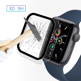 玻璃全保護套適用於Apple Watch 7 保護殼 iWatch 保護套45 毫米 41 毫米