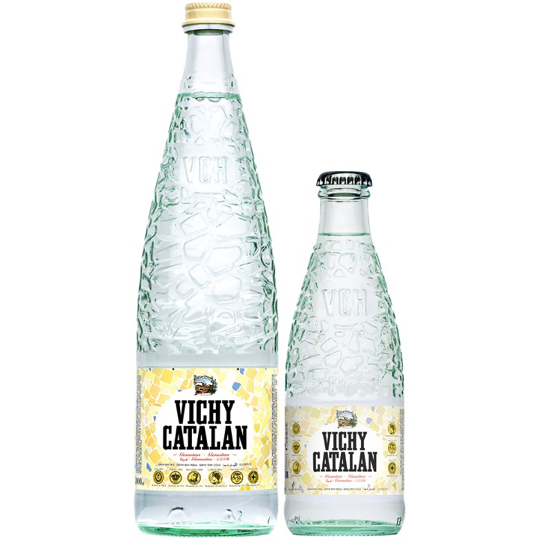 Vichy-Catalan 維奇嘉泰蘭天然氣泡礦泉水（250ml一箱24瓶／1000ml一箱12瓶）（進口礦泉水氣泡飲）