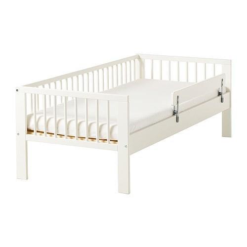 絕版品/北歐風格經典IKEA宜家GULLIVER實木兒童床框床架附活動邊框/白色/二手八成新/原$4995特$3000