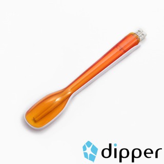 dipper 2合1SPS環保餐具筷匙組(橘)