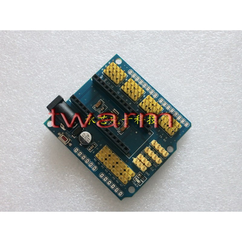 TW15461 / (現貨) Arduino NANO UNO 多用擴展板 黃色排針 多用擴展模塊