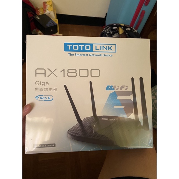 TOTOLINK X5000R AX1800 WiFi 6 Giga無線路由器 分享器 giga網路 雙核心CPU