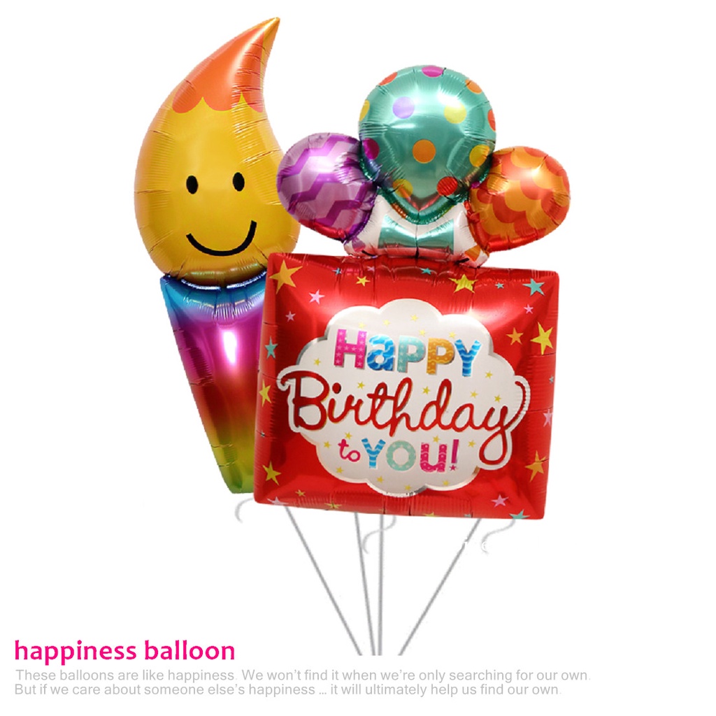 生日蠟燭生日禮盒_幸福星辰婚禮氣球佈置_鋁箔氣球_生日派對氣球 生日蛋糕_空飄球_生日禮物_拍照道具_周歲_生日氣球