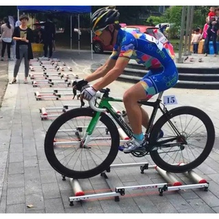 全鋁滾筒好質量自行車騎行臺室內滾筒騎行臺三折式滾筒騎行訓練臺