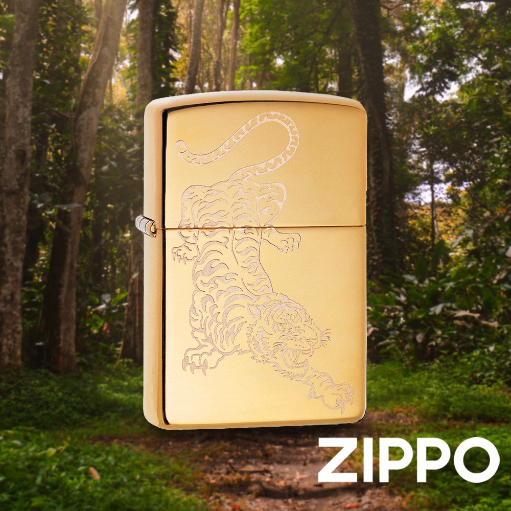 ZIPPO 紋身老虎防風打火機 美國設計 官方正版 現貨 禮物 送禮 刻字 客製化 終身保固 29884