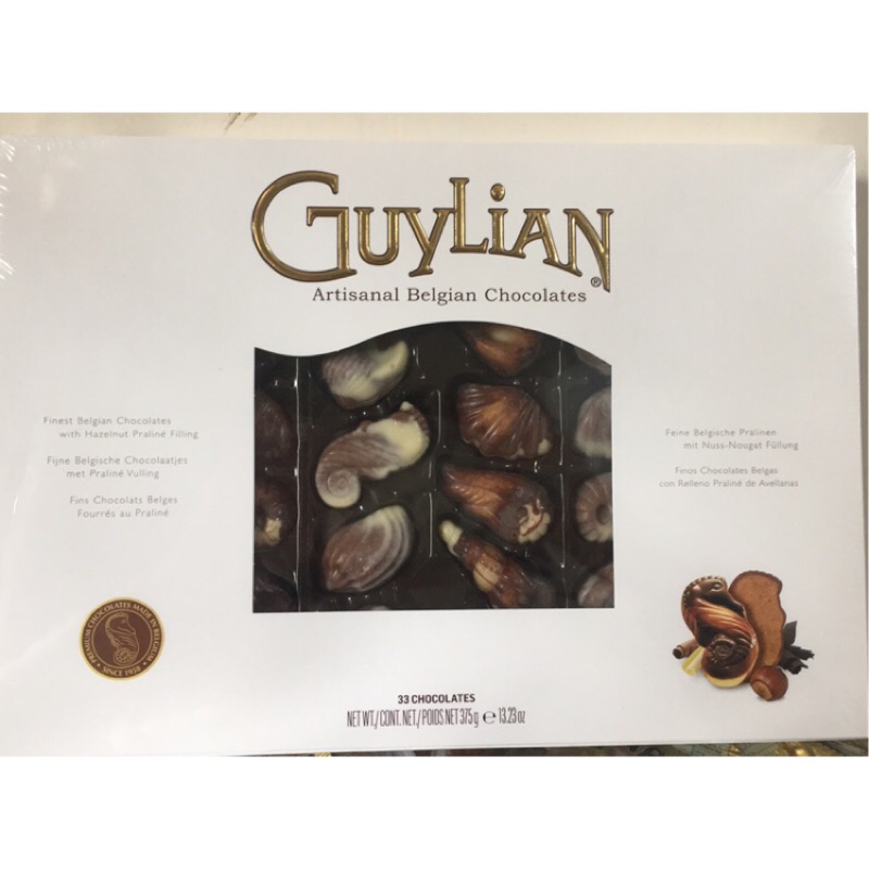 GUYLIAN 吉利蓮 貝殼造型綜合巧克力 (375公克)