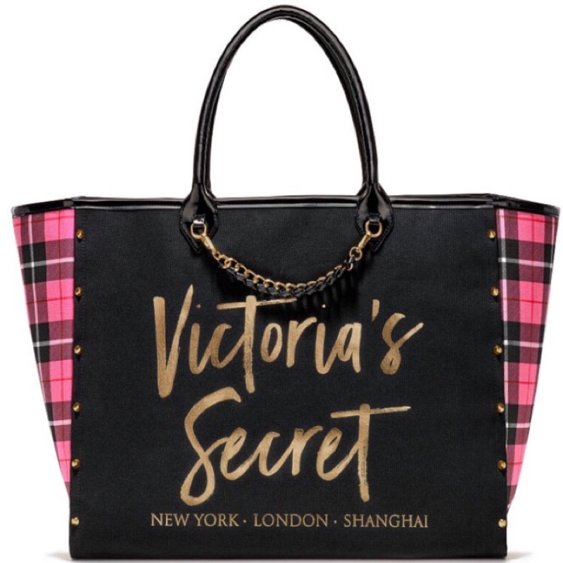 Victoria Secret 維密帆布包 旅行袋 手提托特包