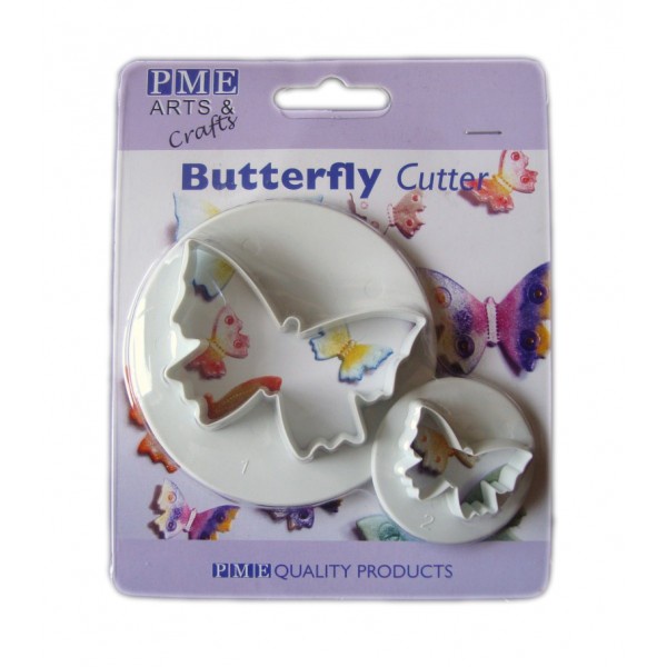 英國 PME Robin cutter Butterfly Set Of 2 翻糖餅乾壓模 蝴蝶 兩件組 新品