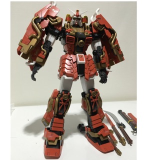 {鋼彈的屋-模型工作室} 萬代 MG 1/100 真武者 頑馱無 完成品 (實品如圖) 鋼彈 模型 代工