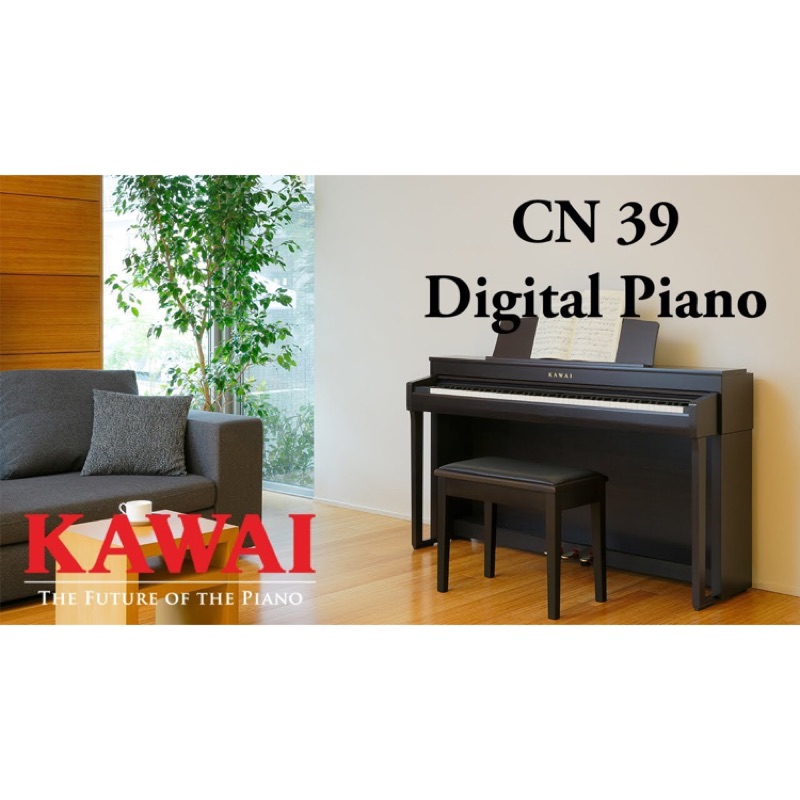 全新原廠公司貨 現貨免運 Kawai CN39 CN-39 電鋼琴 數位鋼琴 鋼琴 電子鋼琴 河合鋼琴 標準88鍵