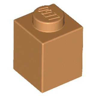 樂高 LEGO 中 牛軋糖色 1x1 顆粒 基本磚 顆粒磚 3005 6057986 積木 Nougat Brick