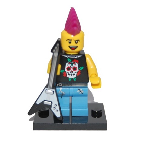 玩樂趣 LEGO樂高 8804 第四代 Punk Rocker 二手人偶