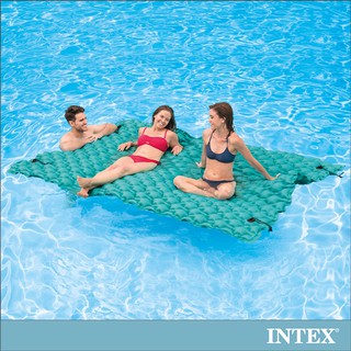【INTEX】水陸兩用充氣床墊/浮排 290*213cm 露營睡墊 野餐墊 15010250(56841)