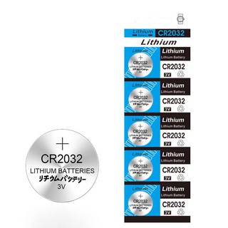 全新 1卡5顆 CR2032 3V水銀電池 鈕扣 電池 電動車電池 #0