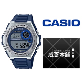 【威哥本舖】Casio台灣原廠公司貨 MWD-100H-2A 十年電力 100米防水電子錶 MWD-100H