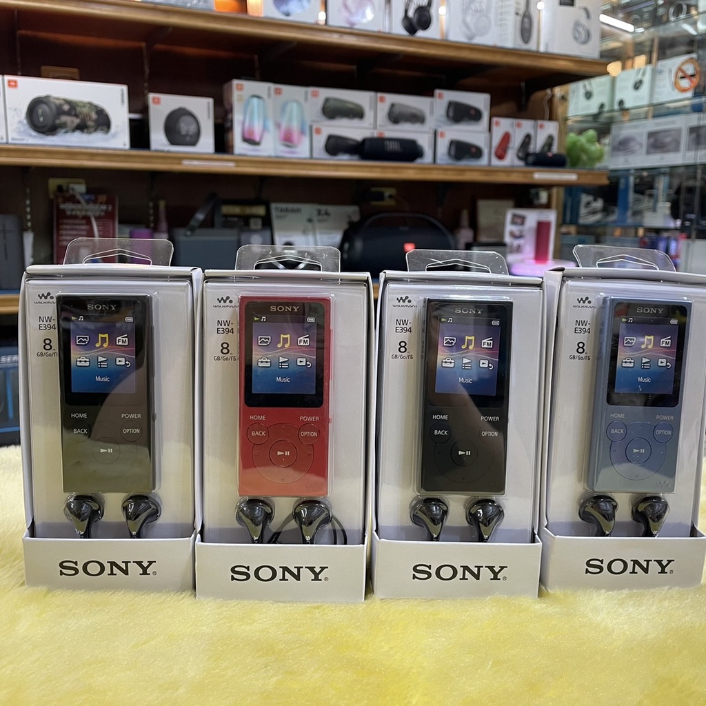 現貨送收納袋 SONY NW-E394 Walkman 8G 數位隨身聽 MP3 公司貨 一機多用 純享音樂 運動 獨處