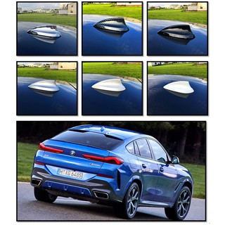 圓夢工廠 BMW X6 G06 2020 ~on 鯊魚鰭天線蓋 飾貼 烤漆黑 烤漆銀 烤漆白 珍珠白 鍍鉻銀 碳纖紋