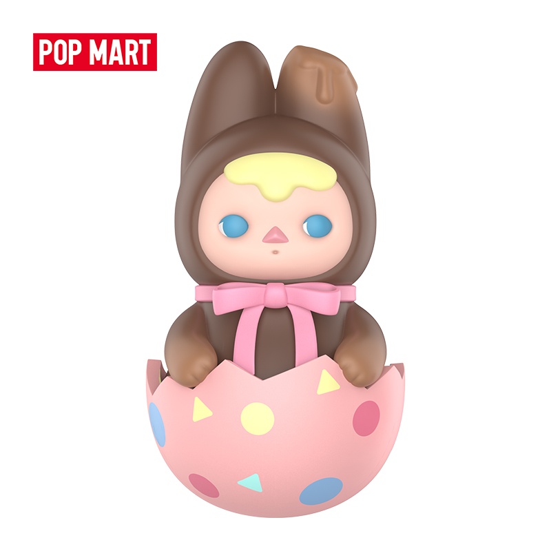 POPMART泡泡瑪特 PUCKY精靈巧克力兔寶寶吊卡玩具擺件創意禮物