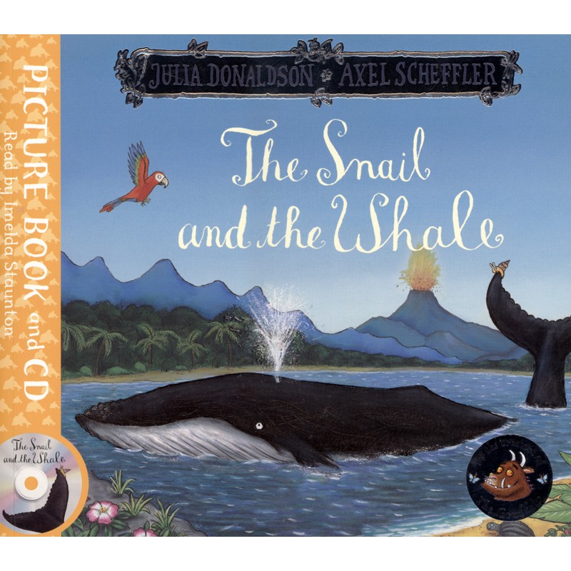 麥克書店 The Snail And The Whale 小海螺和大鯨魚英文故事繪本外文書原文書故事書有聲書 蝦皮購物