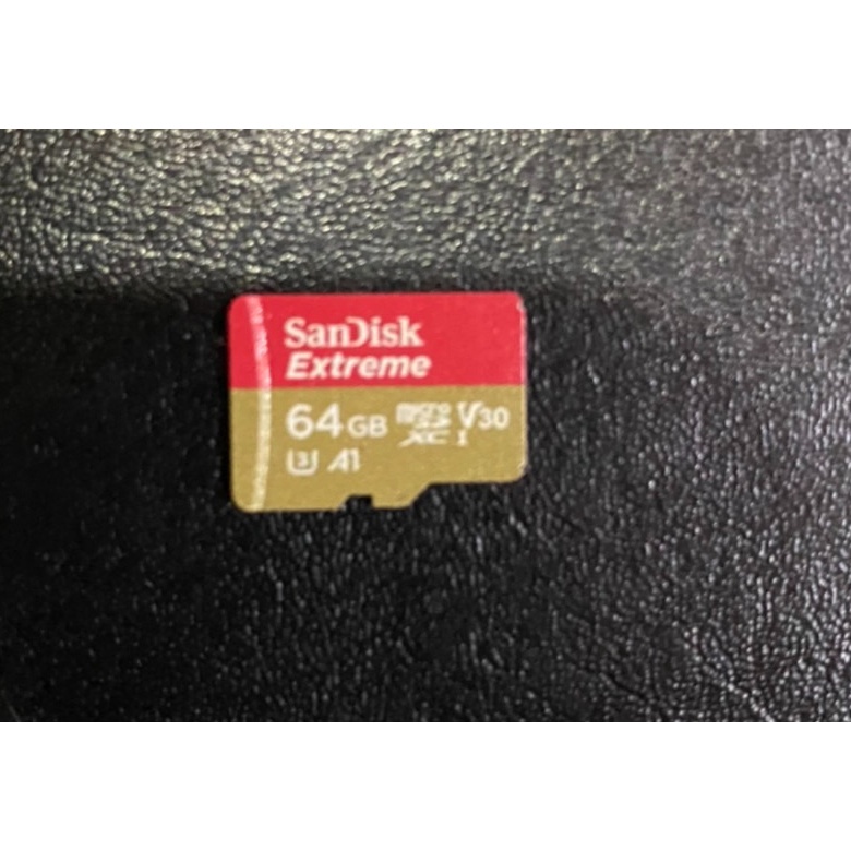 SanDisk Extreme 64G microSD 記憶卡 A2 U3 V30 金卡 相機卡 手機 TF卡 高雄面交
