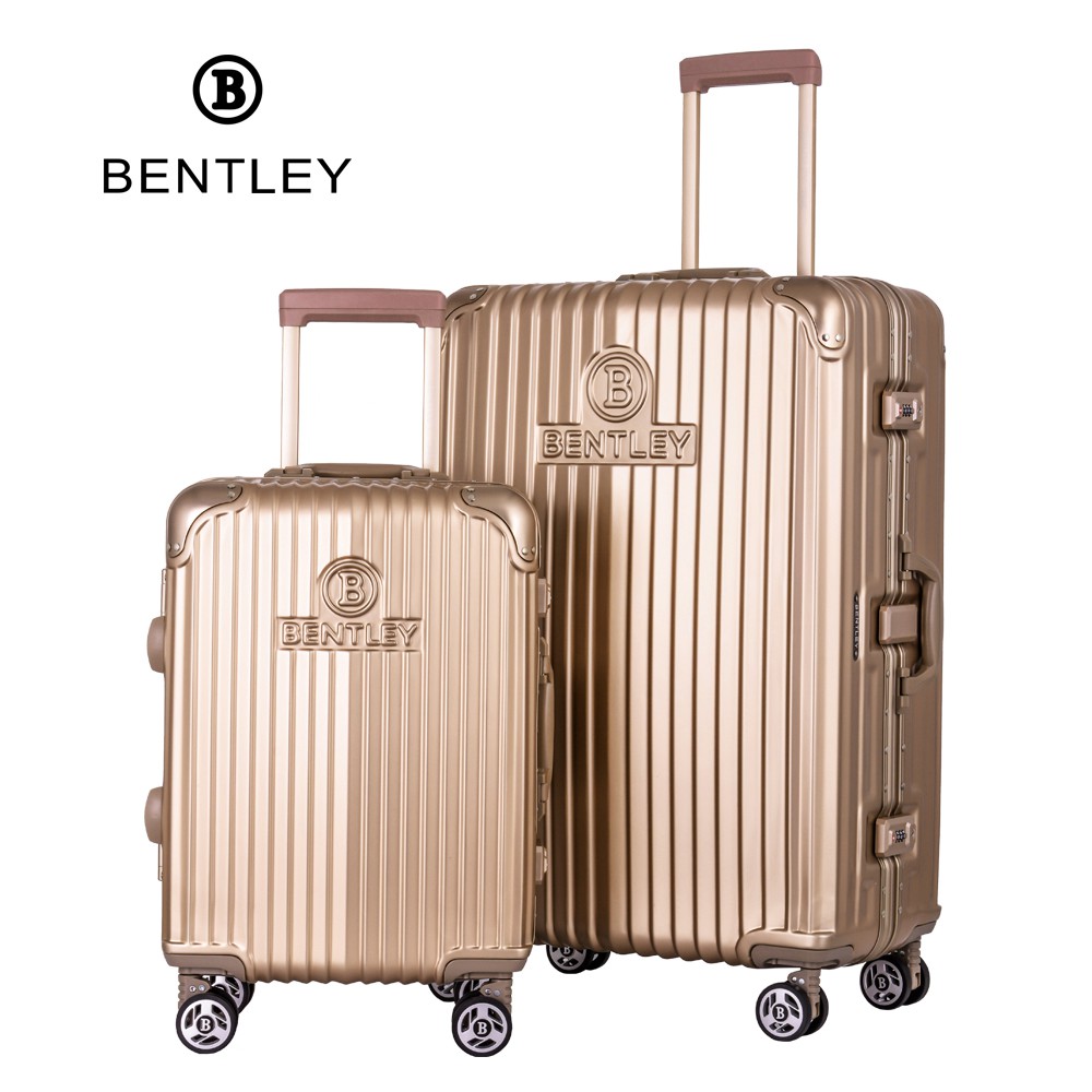 BENTLEY 賓利 29+20吋 PC+ABS 升級鋁框拉桿輕量行李箱兩件組