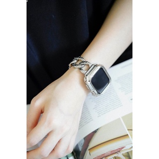 【新品現貨】獨特個性蛇紋造型Apple Watch蘋果金屬錶帶 8 7 6代 SE 45 44 41 40mm