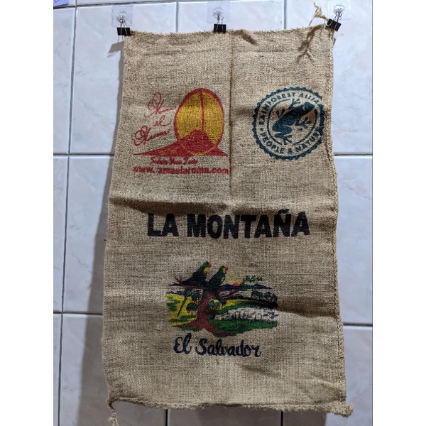二手咖啡麻布袋-薩爾瓦多雙面袋