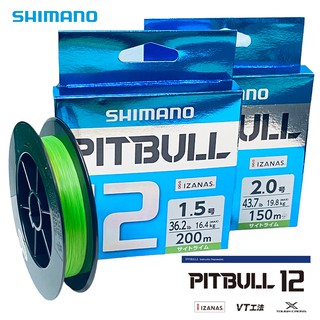 《SHIMANO》PITBULL12股PE線中壢鴻海釣具館 PL-M52R-150M PL-M62R-200M 布線魚線