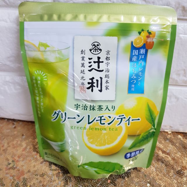 【現貨】TSUJIRI 辻利宇治抹茶入檸檬綠茶