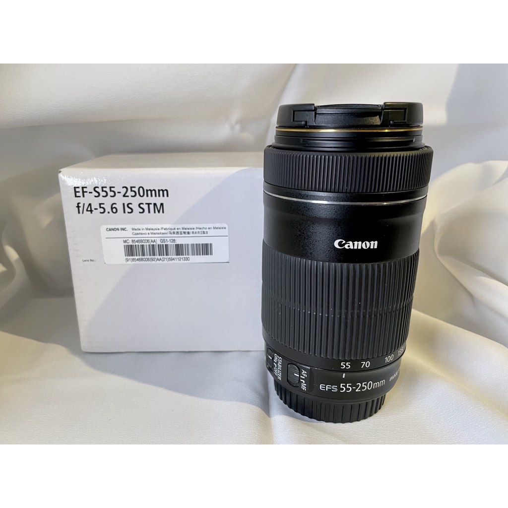 Canon EF-S 55-250mm f/4-5.6 IS STM 佳能鏡頭 二手 送保護鏡