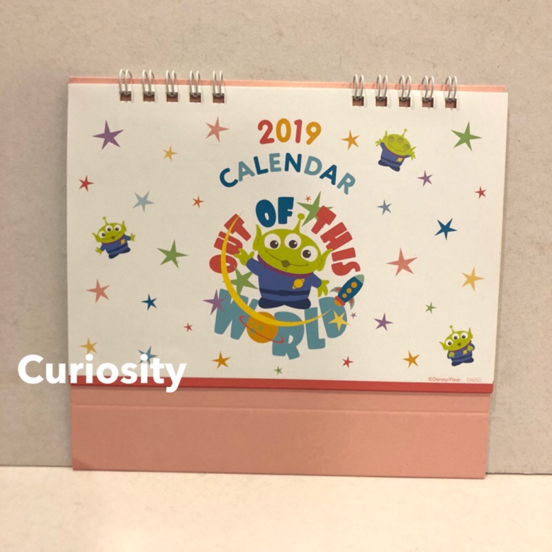 【Curiosity】日本製DISNEY迪士尼2019年 三眼怪三角桌曆 $150↘$99 日本假期