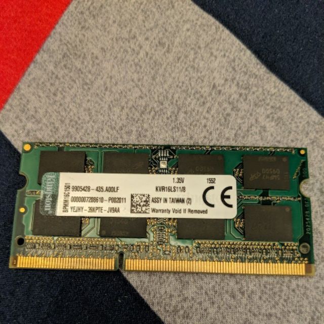 賣筆電ddr3 1600 8g記憶體