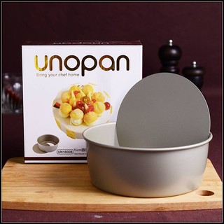 三能unopan 8吋碳鋼不沾圓型活底蛋糕模 ★烘培樂園★