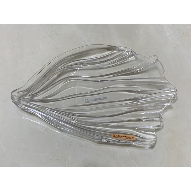 （全新現貨）LEXUS &amp; 德國Nachtmann 聯名 水晶設計精品 JINYU 金魚系列雙盤組禮盒(一組2入)