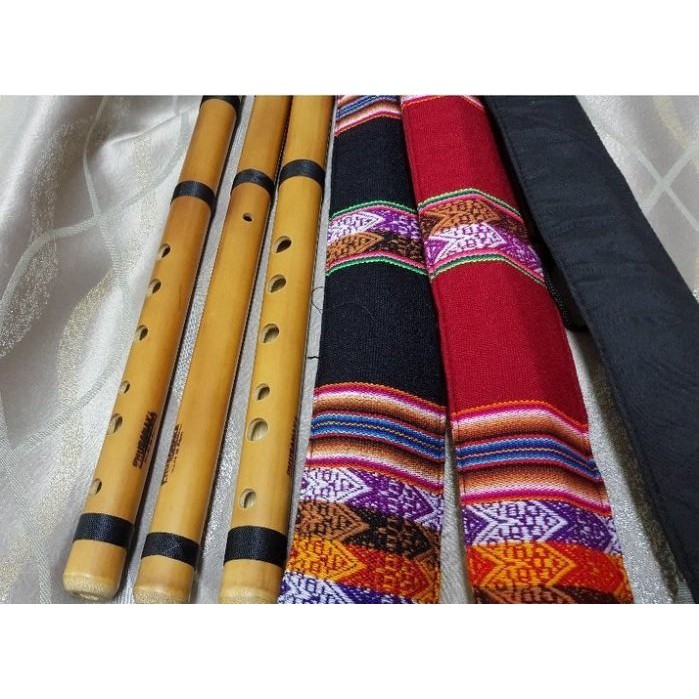 秘魯名牌Phusanaka職業用竹製南美直簫Quena Flute 43cm---送笛袋