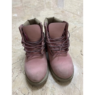 Timberland女靴 童鞋 粉紅色