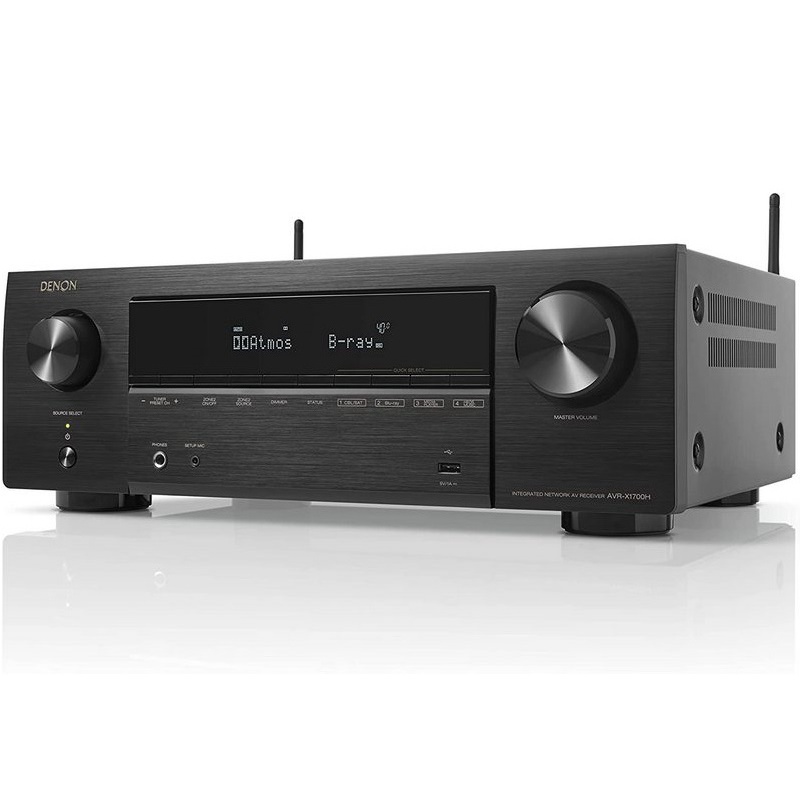 DENON AVR-X1700H 擴大機 7.2聲道 支援 DTS:X Dolby Atmos 日本代購