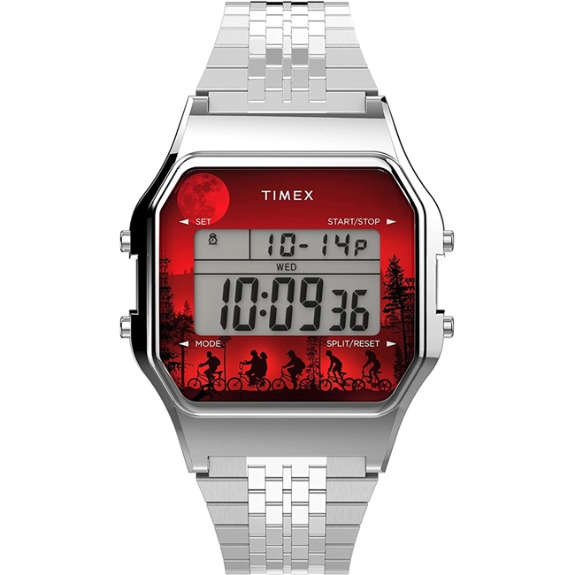 【TIMEX】天美時 x Stranger Things 怪奇物語 限量聯名 T80電子錶 TXTW2V50900X8