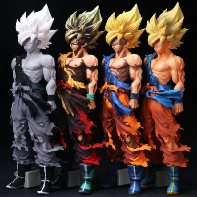 現貨漫畫版 七龍珠dragon Ball 超大悟空公仔春節版漫畫色黑白原色紅髮 黑髮漫畫色6款 蝦皮購物