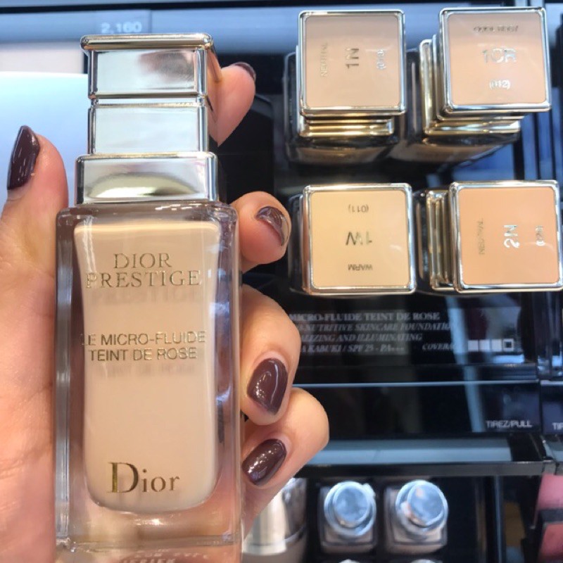 空姐嚴選 Dior 迪奧 花蜜微導粉底0n 水光奶油肌 精萃再生花蜜粉底霜spf30 Pa 櫃上簡裝白盒 蝦皮購物