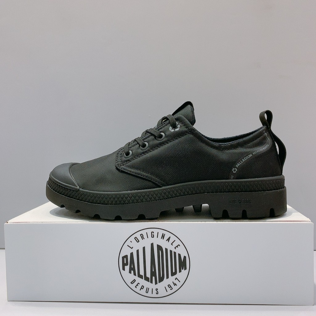 PALLADIUM OX LITE RCYCL WP+ 男女款 黑色 環保再生 防水 低筒靴 雨靴 76652-008