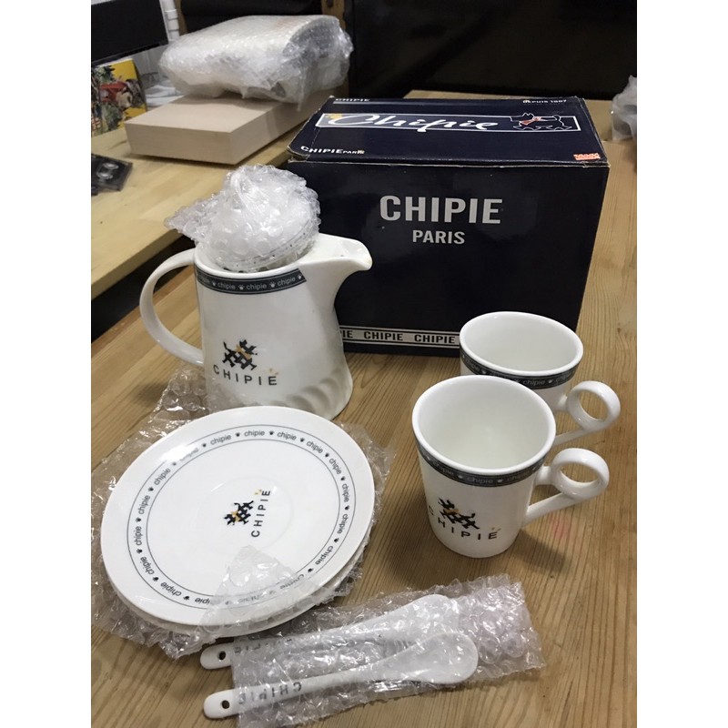 CHIPIE PARIS 陶瓷茶杯組（2人份）咖啡杯組 (剩最後一組)