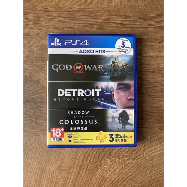 [PS4 二手遊戲] 戰神4與底特律：變人 合輯