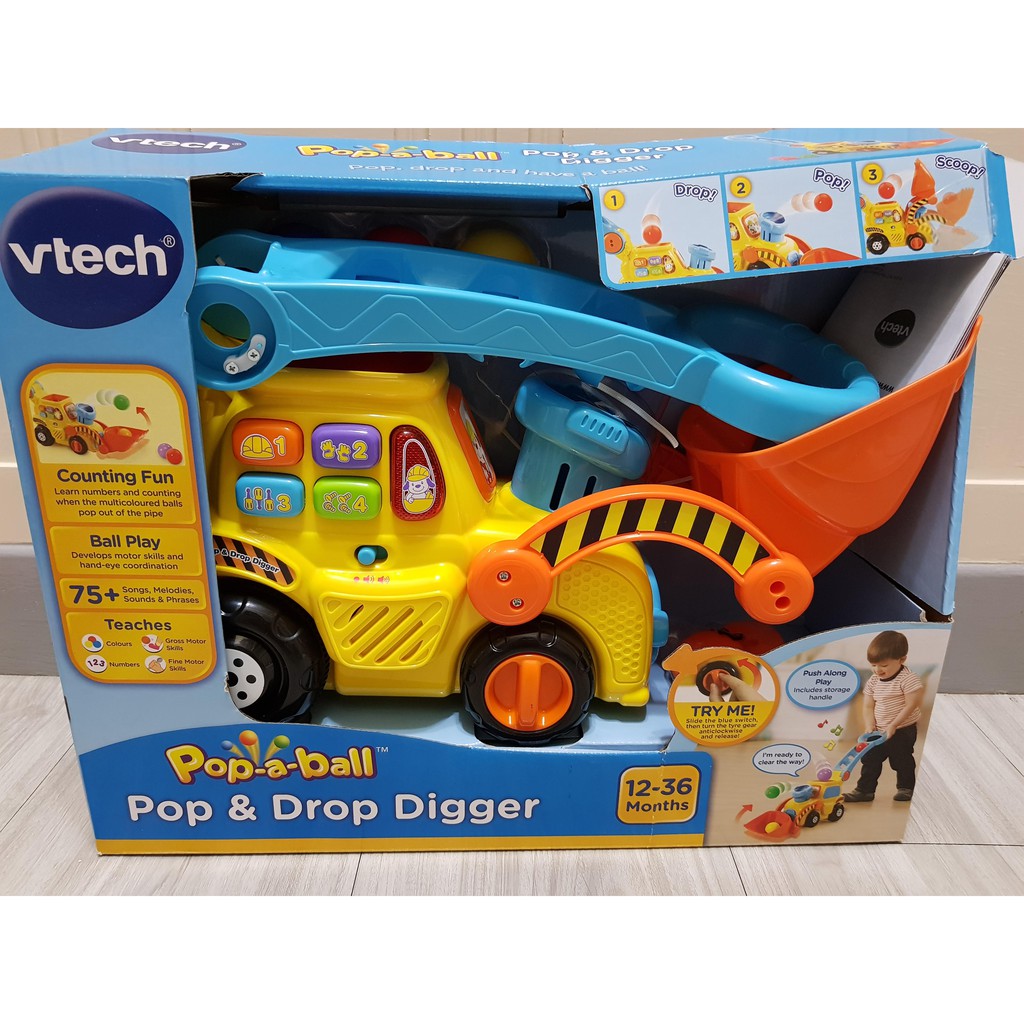 vtech pop and drop digger